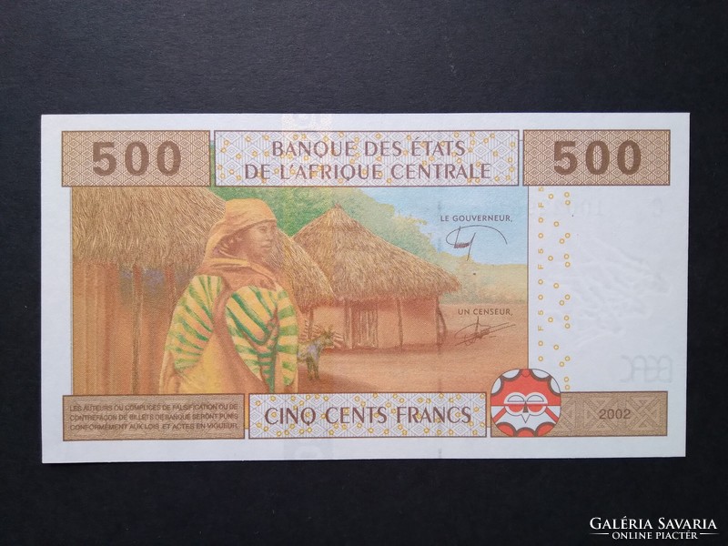 Central African States Chad 500 francs 2022 unc