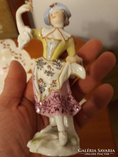 German sitzendorf porcelain lady