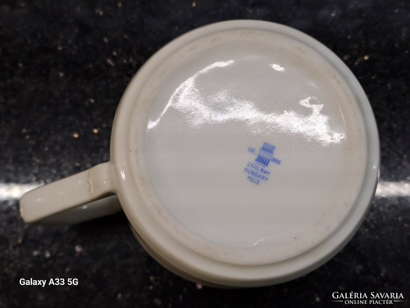 Zsolnay pannónia film studio vuk children's porcelain mug with damaged handle
