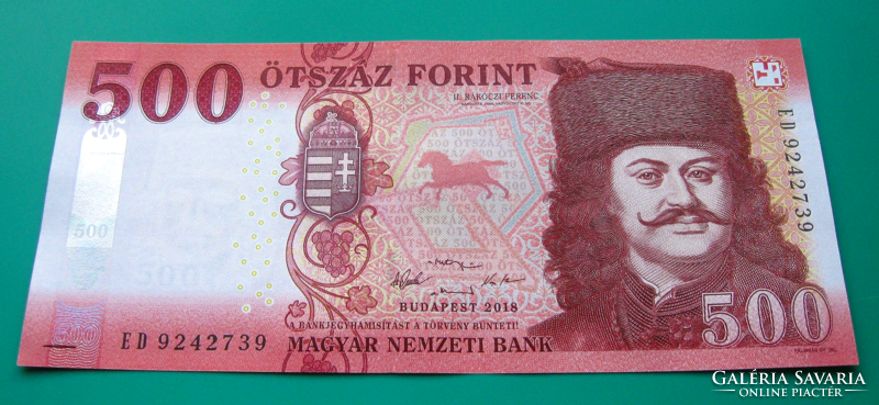 500 forint bankjegy - 2018 - "ED"