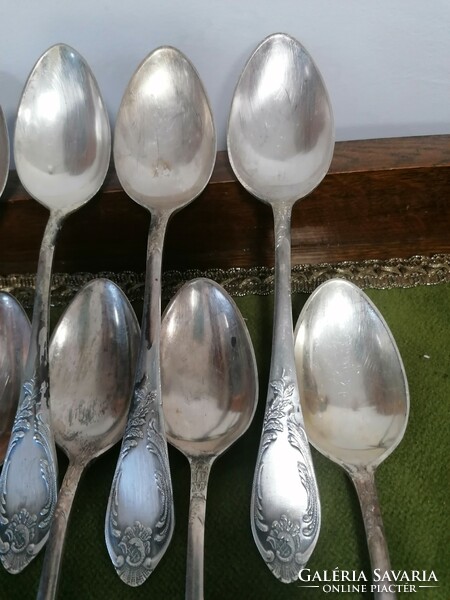 Old Russian soup spoon 10 pcs