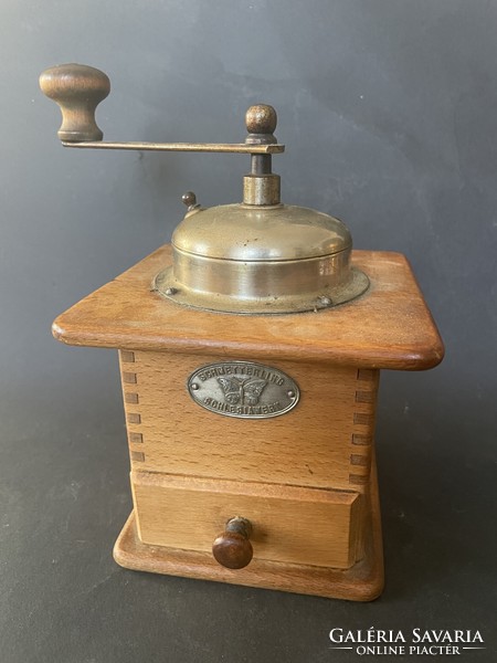 Coffee grinder schmetterling schlesiawerk in rare beautiful condition!!