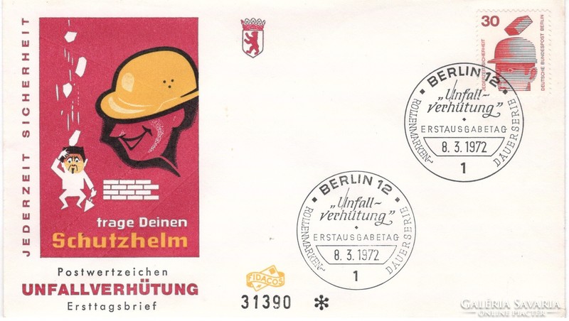 Emléklapok, FDC-k  0431 (Berlin) Michel 406   1,90 Euro