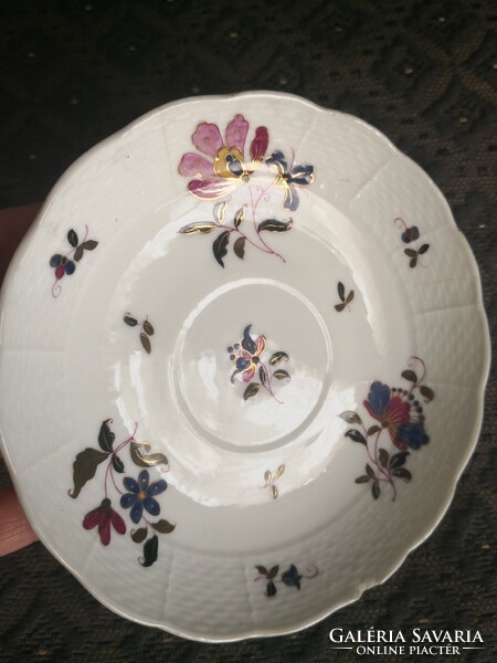 Rare, antique Herend saucer and bowl. 19th century
