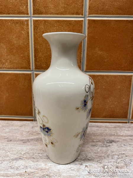 Zsolnay cornflower patterned vase