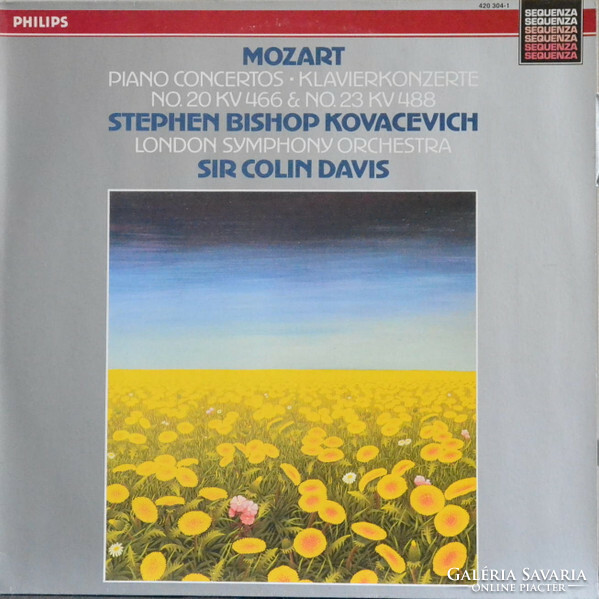 Mozart, bishop-kovacevich, davis - piano concerto in d minor, k.466 / Piano concerto in a, k.488 (Lp)