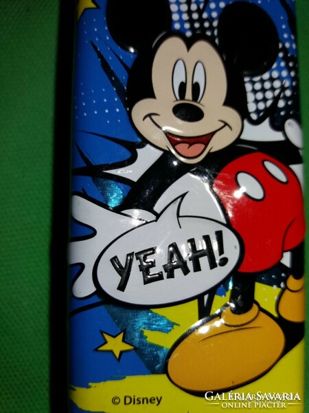 Régi Disney Mickey Mouse Miki egér fém lemez Csokigolyós édesség doboz a képek szerint
