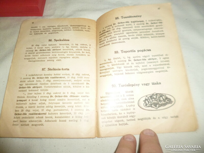 Old dr oetker small recipe booklet confectioner's booklet