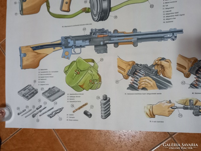 Rpd bullet launcher large poster! 57 X 81 cm.