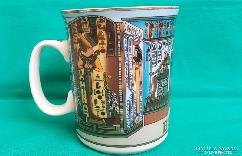 E.T.C. Design pharaoh original Egyptian porcelain mug, cup