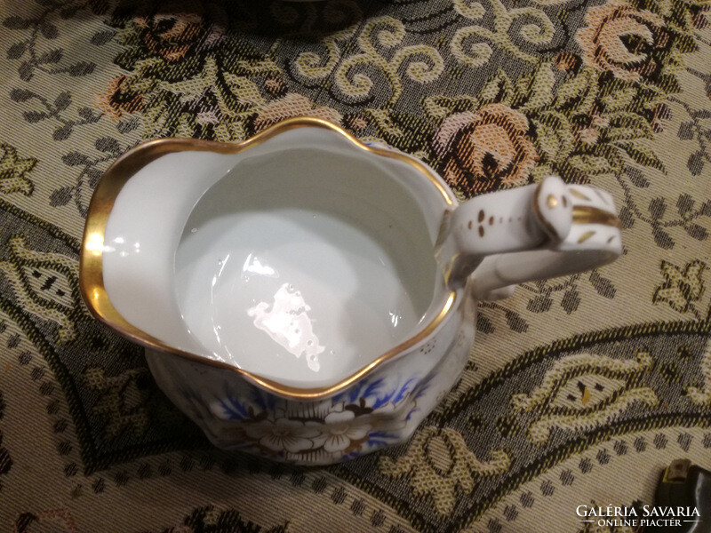 P&S portheim & sons -1847-1872 -antique porcelain tea cup and saucer - art&decoration