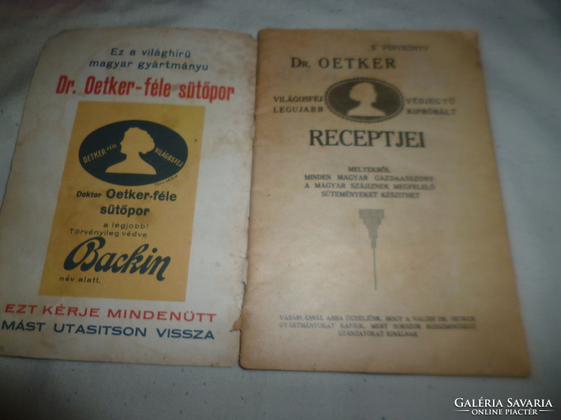 Old dr oetker small recipe booklet confectioner's booklet