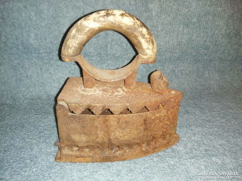 Antique charcoal iron