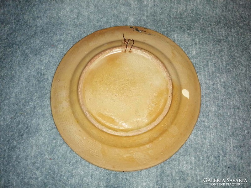 Korondi ceramic wall plate - 19 cm (a1)