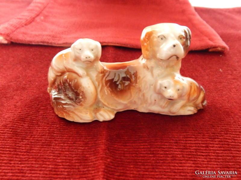 Porcelain dog figure