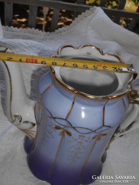 Biedermeier pouring jug with hand painting