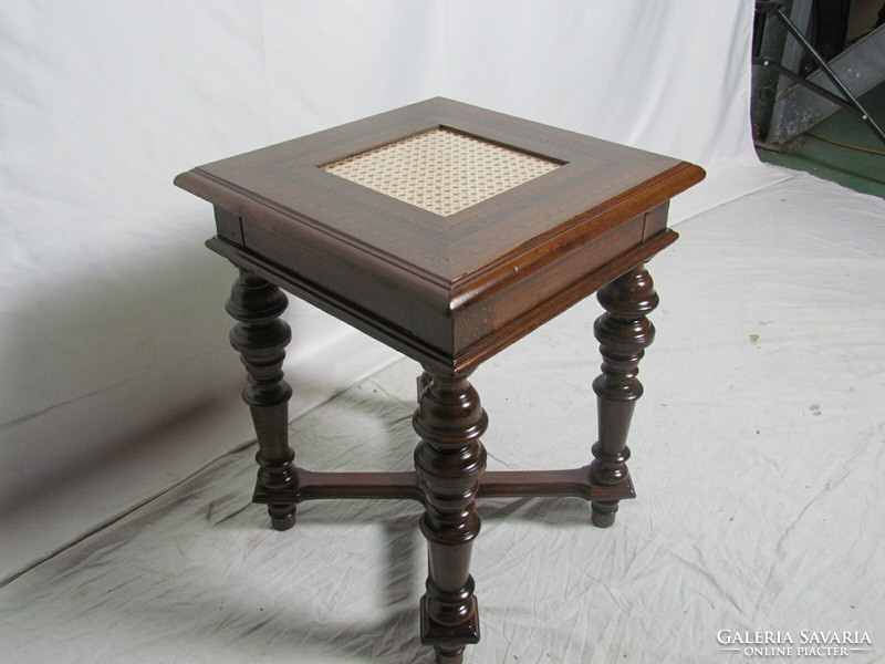 Antique pewter side table (restored)