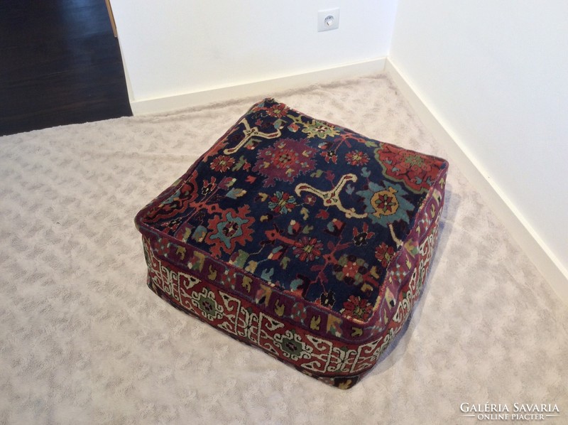Seat cushion made of tex carpet with Caucasian pattern