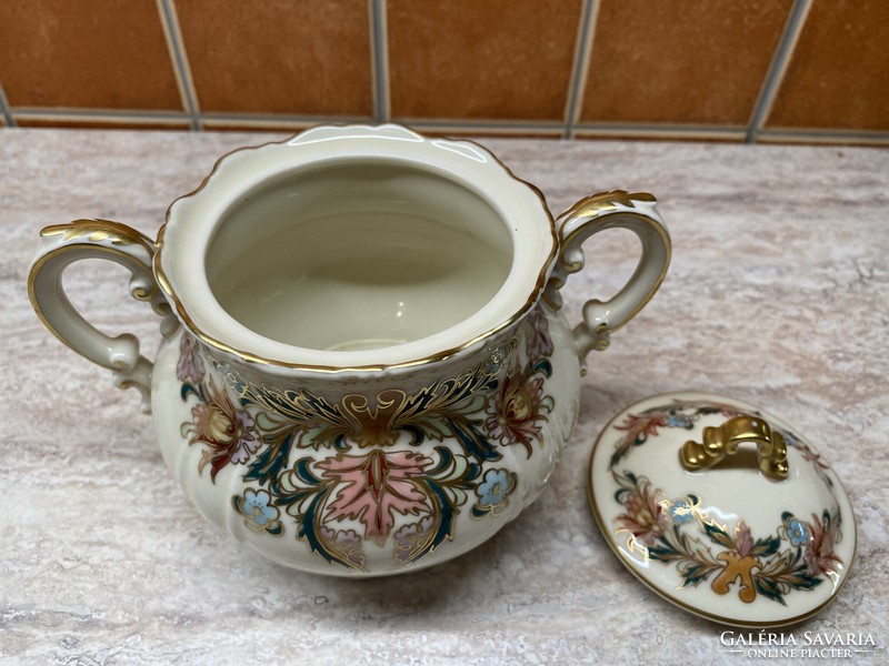 Zsolnay sugar bowl