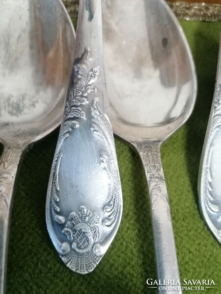 Old Russian soup spoon 10 pcs