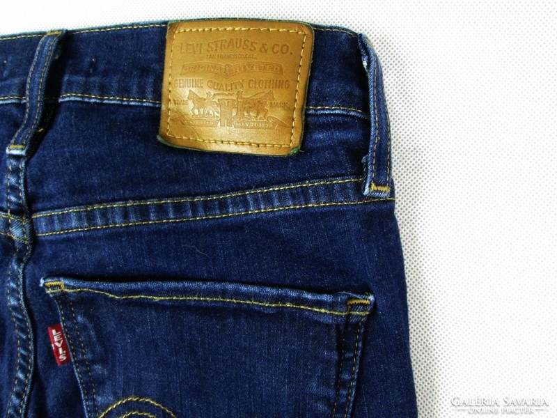 EREDETI LEVIS MILE HIGH SUPER SKINNY (W26 / L30) NŐI SZTRECCSES FARMERNADRÁG