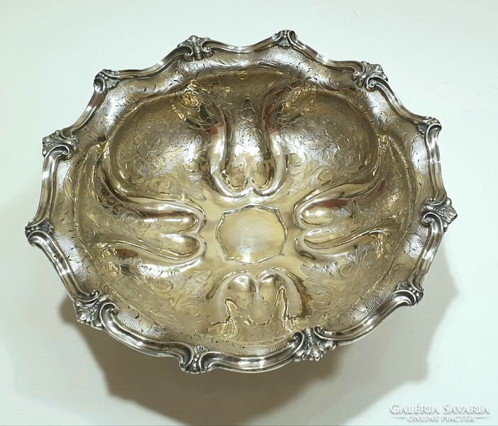 Antique Russian (tsarist) silver, gilded bowl 1844, Saint Petersburg