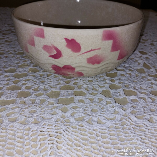 Old granite flower scones bowl, offering