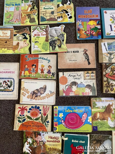 Old storybook package with many leporellos