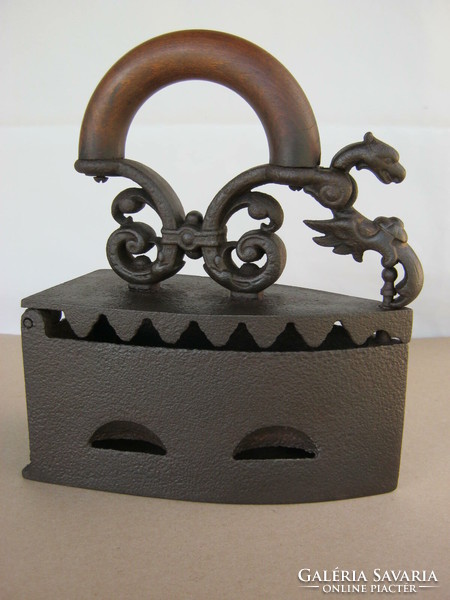 Dragon old charcoal ember cast iron iron
