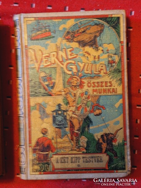 Első magyar  kiadás! 1903  VERNE : A  KIP TESTVÉREK  I-II . KERESKEDELMI KÖZLÖNY K.K.-gyűjtői!