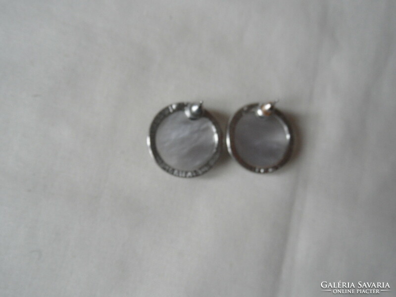 Gray tiger eye earrings