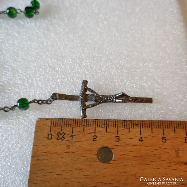 Rosary with glass beads