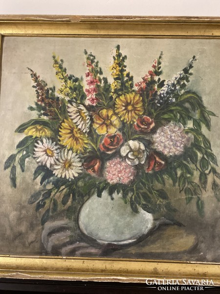 Ismeretlen festő: Virágcsokor
