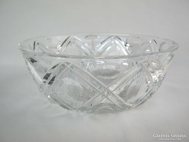 Thick glass serving bowl weighs 1 kg