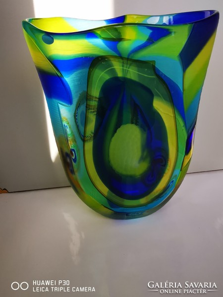 Murano glass vase afro celotto1/1
