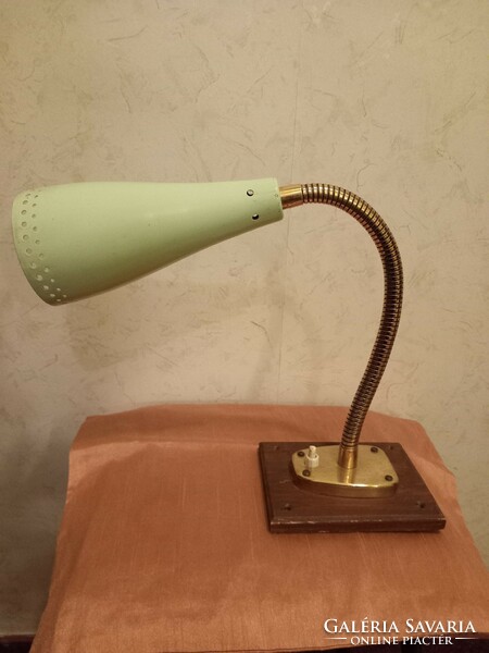 Retro Kalmar rare green wall lamp wall arm from the 1950s