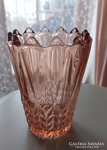 Old mauve vase