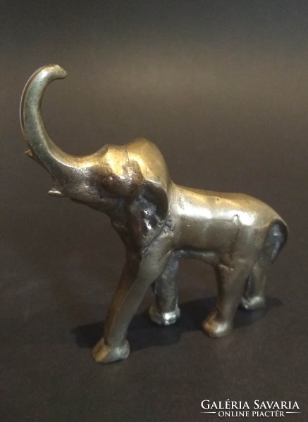 Old copper elephant