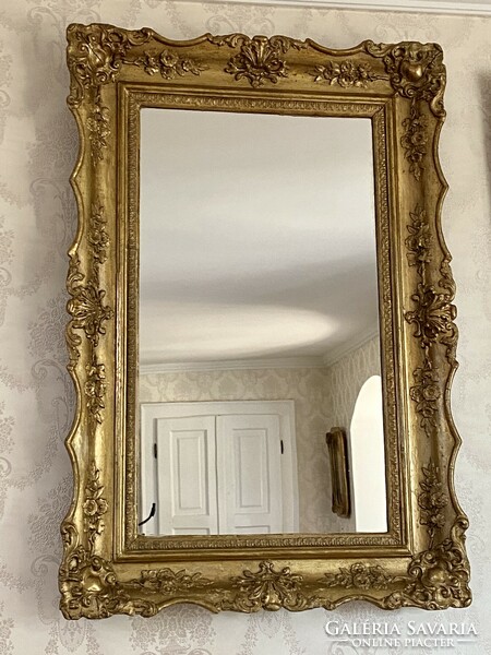 Biedermeier-neobaroque mirror ca.1860