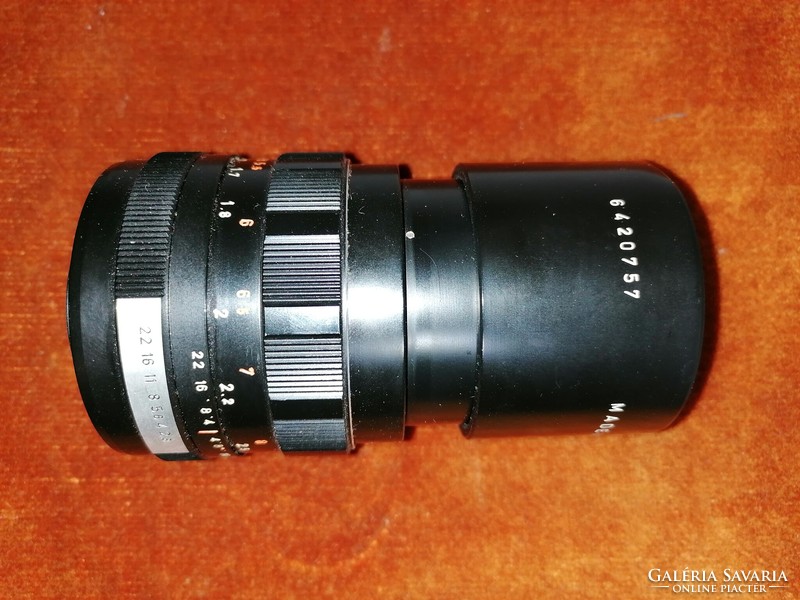 Pentacon electric 2.8/135 telephoto lens