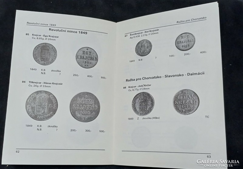Pocket catalog. Coins of József Ferenc 1848-1916.