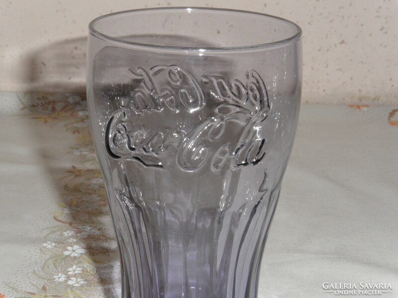 Coca cola üveg pohár ( 3 dl-es, lila )
