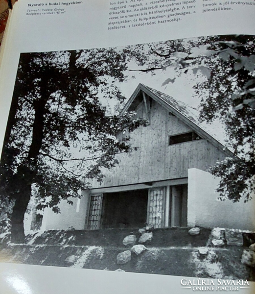 A very rare book! Callmeyer-rojkó weekend houses-holidays 1972.- Architecture, art,