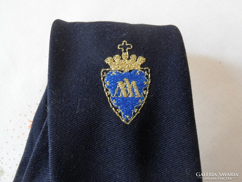 Kék címeres kamasz nyakkendő