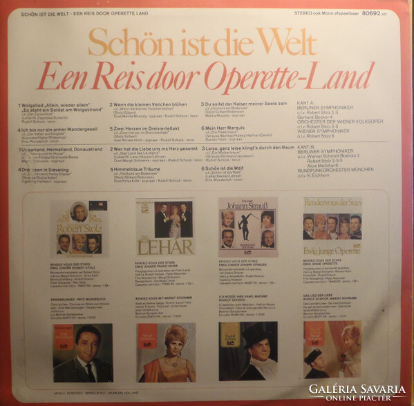 Various - Schön Ist Die Welt (Een Reis Door Operette-Land) (LP, Comp)