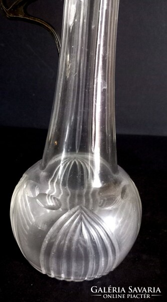 Art Nouveau carafe silver-plated. Negotiable!