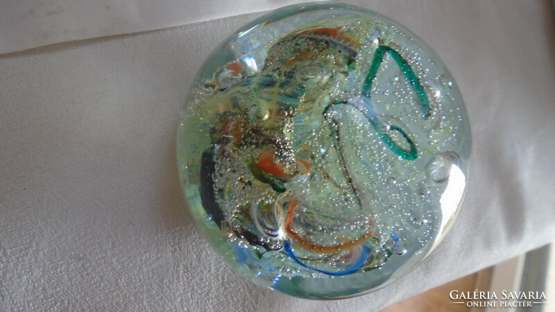Nice old Murano glass letter weight