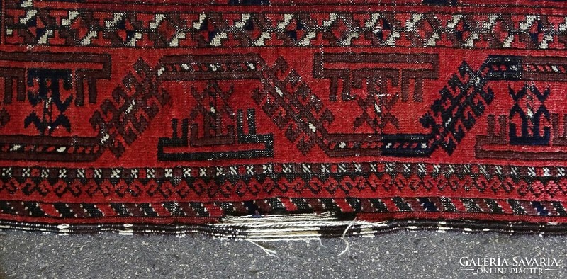 1L007 Antik kaukázusi kézi csomózású perzsaszőnyeg 110 x 205 cm