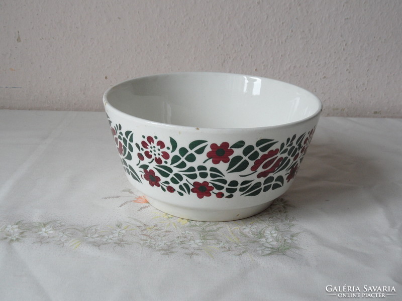 Older patterned granite bowl, serving