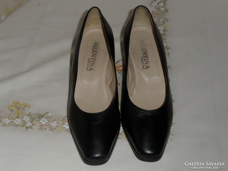VALENTINA fekete bőr női cipő ( 36-os )